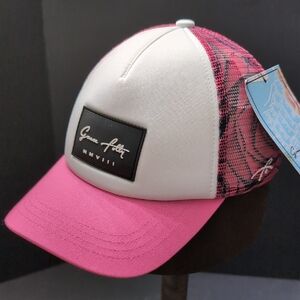 Grace Folly, DePaul & Fitzgerald Design Women's Pink/White Trucker Hat,NWT.